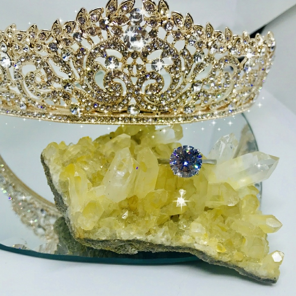 💍4.5CT! ROUND BRILLIANT DIAM.(Lab) RING💍6,7 - Picture 8 of 8